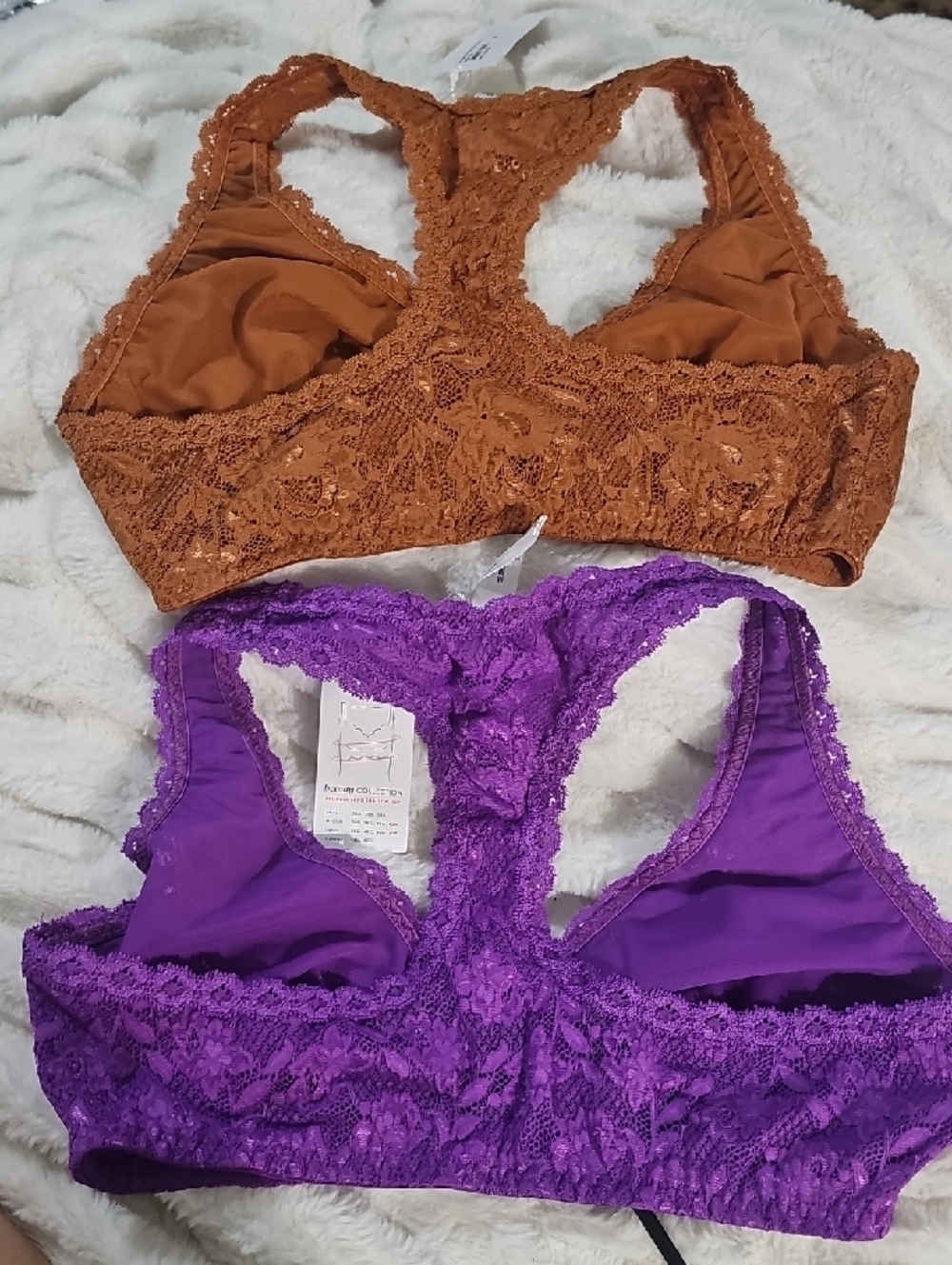 Cosabella NSN Beauty Racie Bralette Dark Copper, Cyclamen - Picture 3 of 6